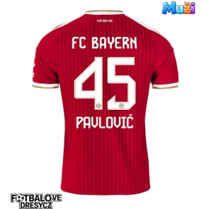 Bayern Munich Aleksandar Pavlovic #45 Domácí Dres 2026-27 Krátký Rukáv Bayern Munich Aleksandar Pavlovic #45 Domácí Dres 2026-27 Krátký Rukáv